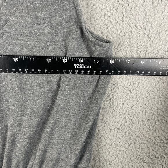 Madewell Mwl Women's Small Gray Cotton Modal Elastane Breeze Drawstring Romper - Picture 5 of 11